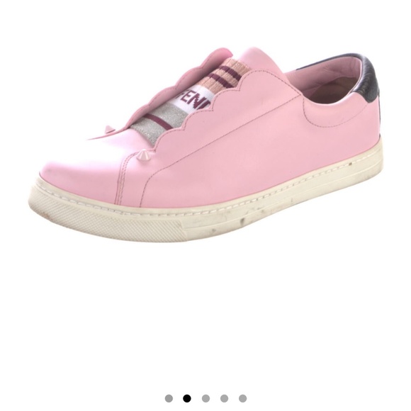 Fendi pink rockoclick sneakers - Picture 2 of 8